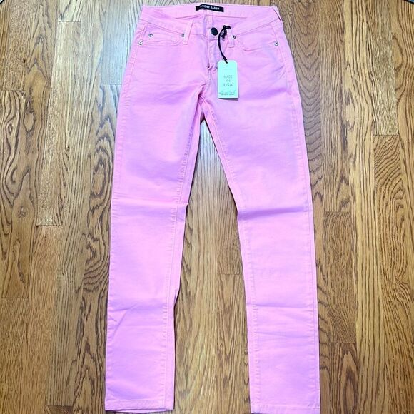 Angry Rabbit Sweet Pink Jeans skinny 25/1 - Picture 1 of 6
